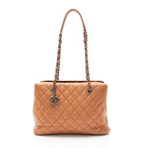 Chanel Caviar Leather City Small Shopping Tote